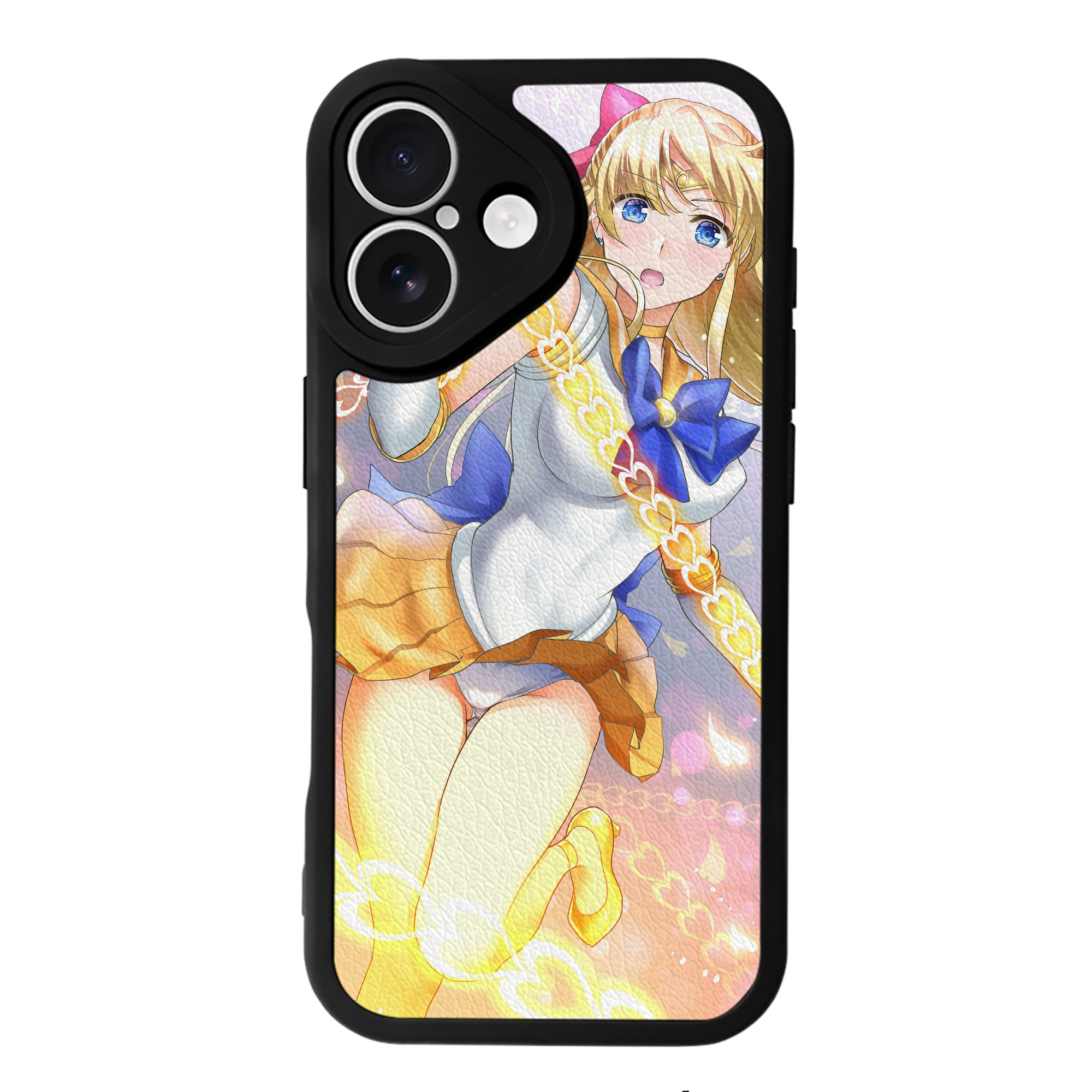 （画像用） 美少女戦士セーラームーン Sailor Moon 【iPhone 16シリーズ対応】シリコンスマホケース（レザー調） 材質：シリコン